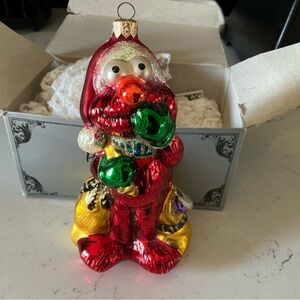 Kurt Adler Komozja Elmo glass Christmas ornament New in box Very rare find